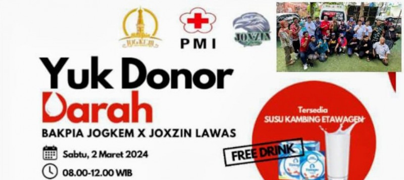 Aksi Donor Darah Bakpia Jogkem