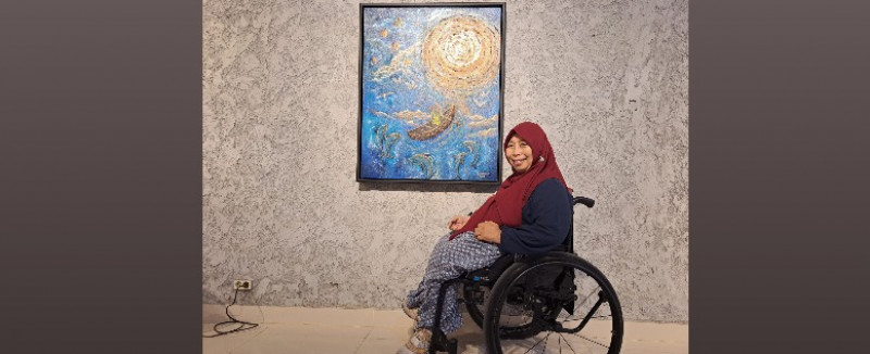 Dua Dunia Yaya Maria, Meja Notaris dan Kanvas